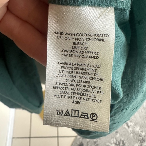 Free People Teal Blouse- Medium- NWOT - Picture 10 of 11